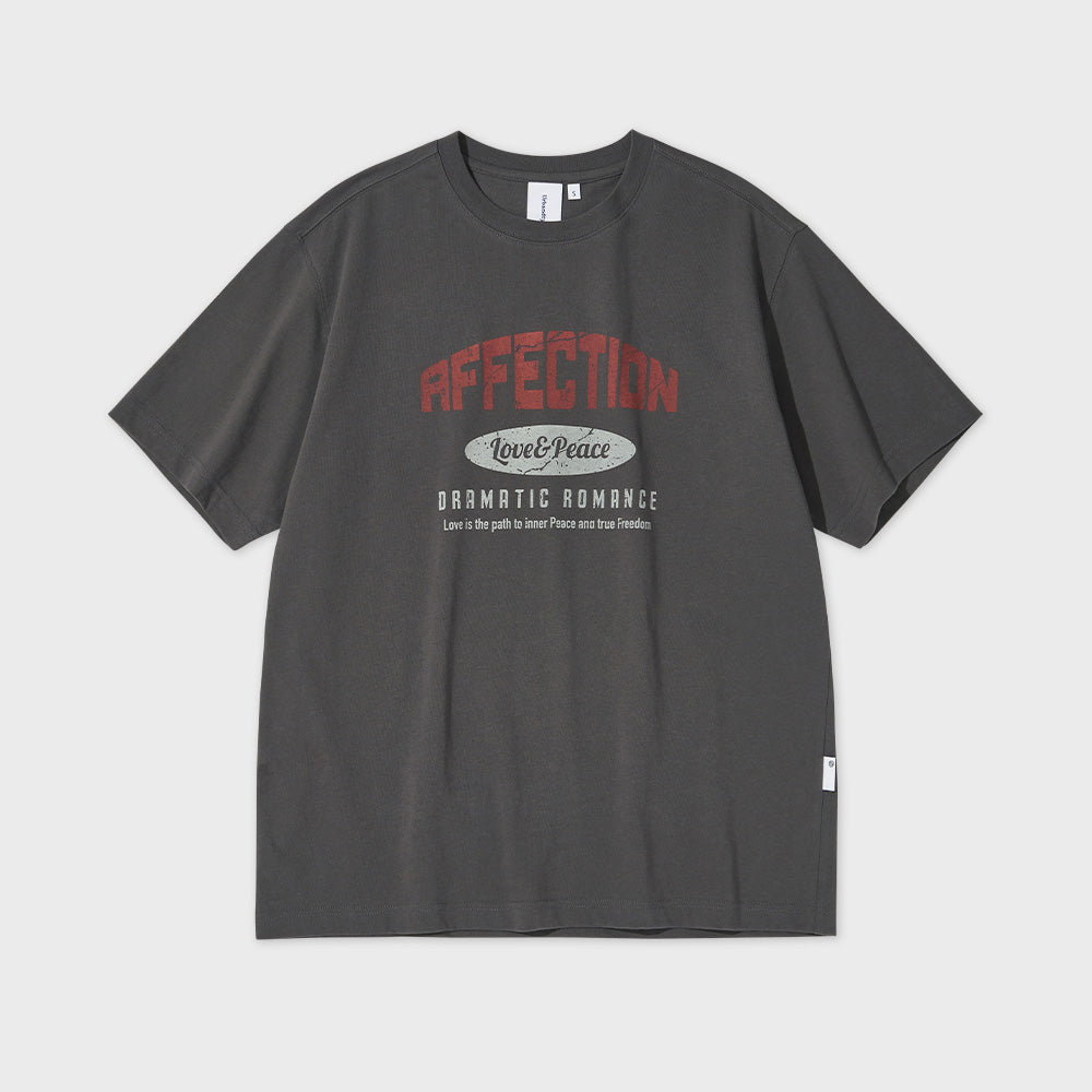 URBANDTYPE Affection Vintage Crack T-Shirt_Charcoal