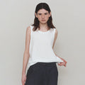 L'EAU Isaac cotton sleeveless_off white