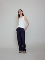 L'EAU Isaac cotton sleeveless_off white