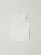 L'EAU Isaac cotton sleeveless_off white