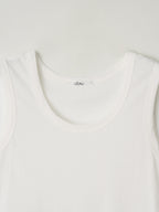 L'EAU Isaac cotton sleeveless_off white