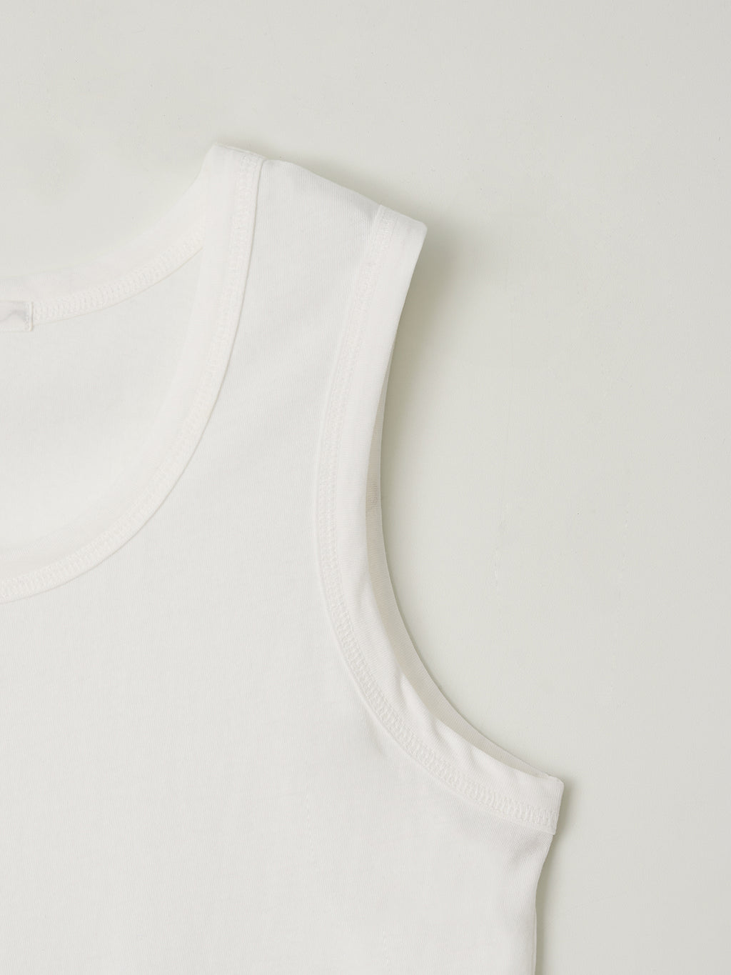 L'EAU Isaac cotton sleeveless_off white