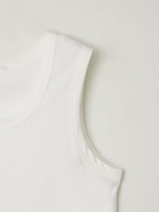 L'EAU Isaac cotton sleeveless_off white