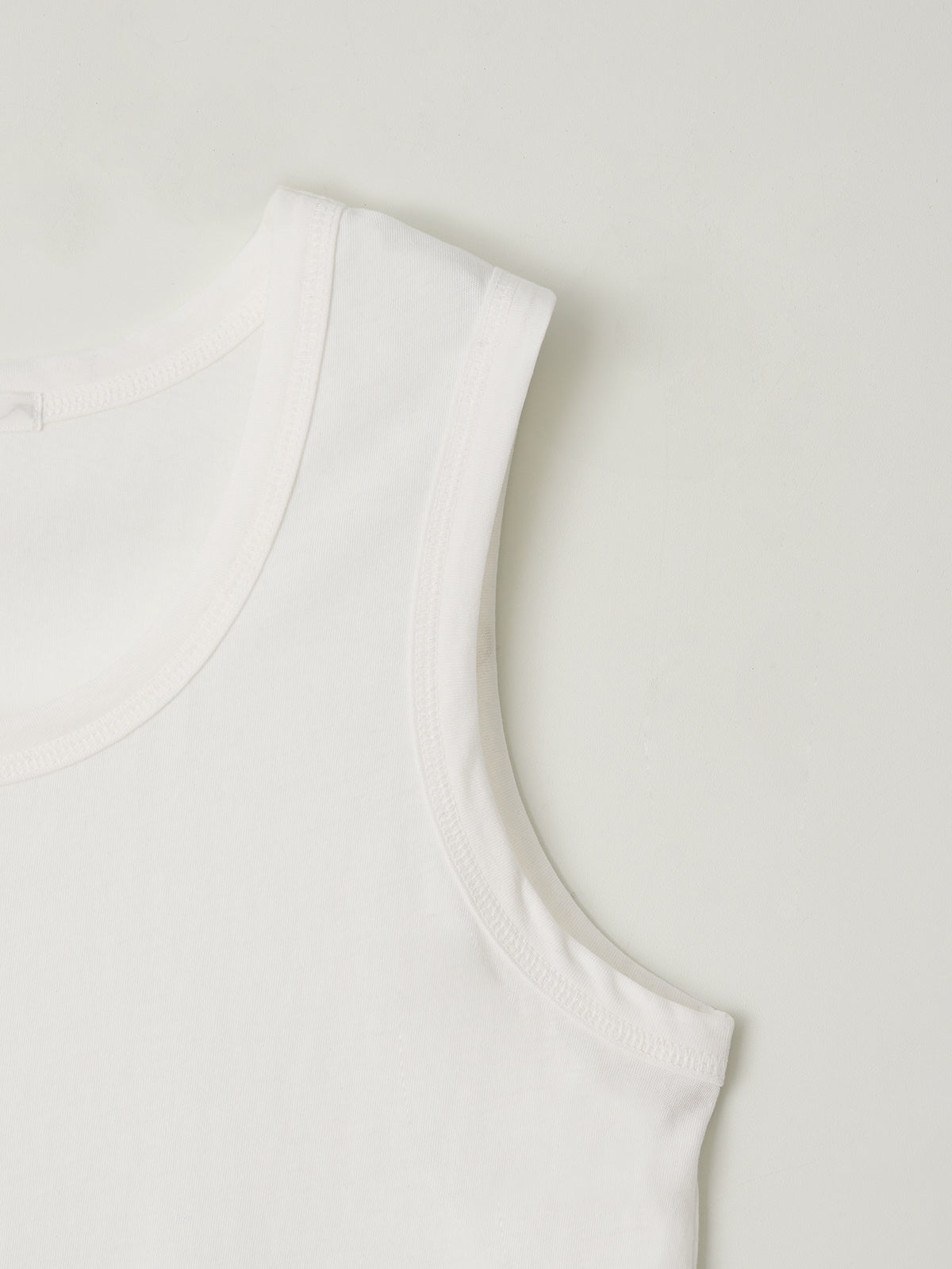 L'EAU Isaac cotton sleeveless_off white