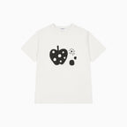 OHESHIO APPLE DOT OVERFIT T-SHIRT, IVORY