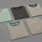 ANOTHER OFFICE Basis Border Pocket Tee (5 Color)
