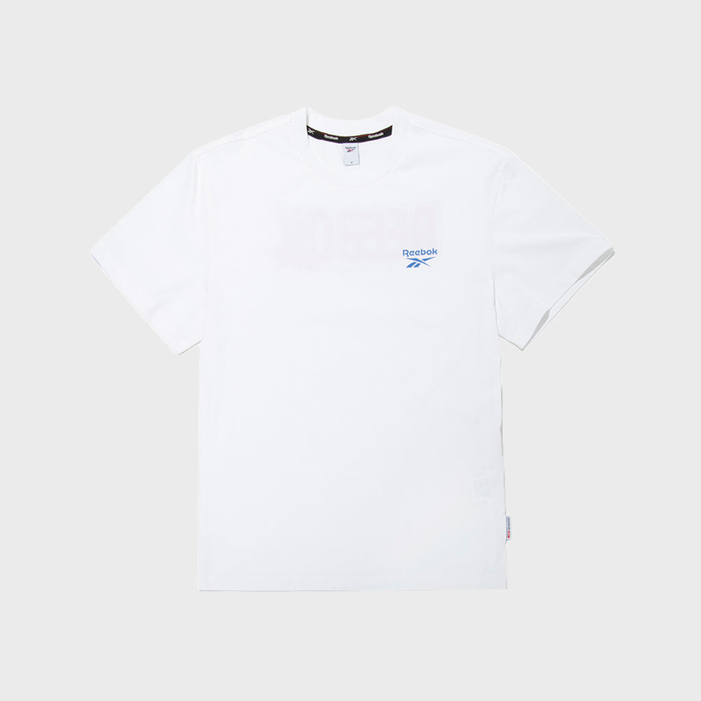 REEBOK Ice Cotton Graphic T-Shirt - White
