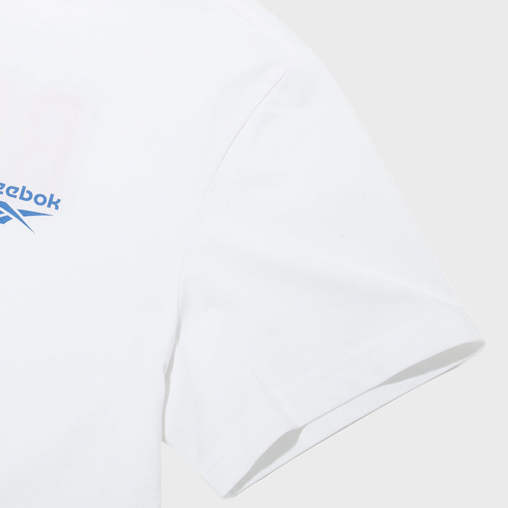 REEBOK Ice Cotton Graphic T-Shirt - White