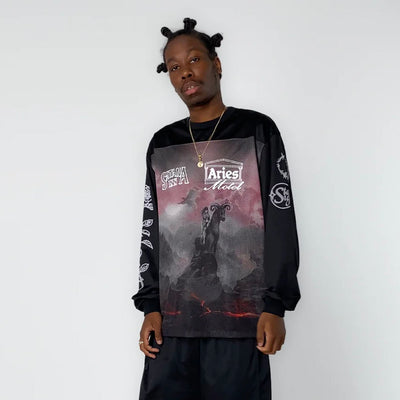 (U) Ramscape Airtex LS Tee (Multi)