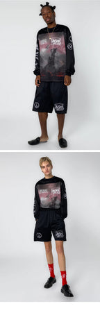 ARIES (U) Ramscape Airtex LS Tee (Multi)
