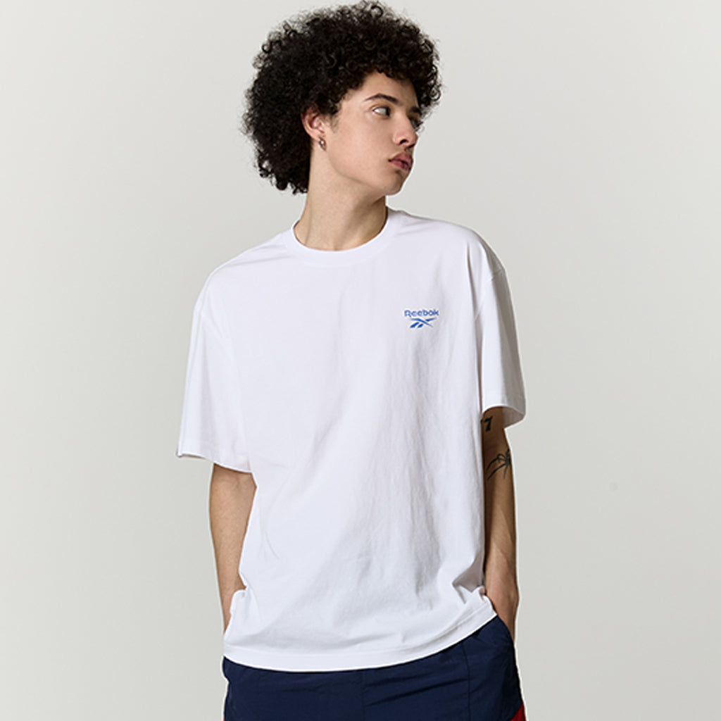 REEBOK Ice Cotton Graphic T-Shirt - White