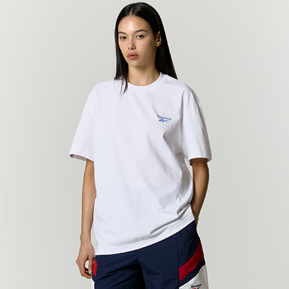 REEBOK Ice Cotton Graphic T-Shirt - White