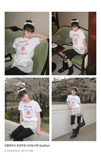 DEWL [Dueling][2nd][QQ,Jiyoung] Vintage Collage Printing Top WH_D262MSM147