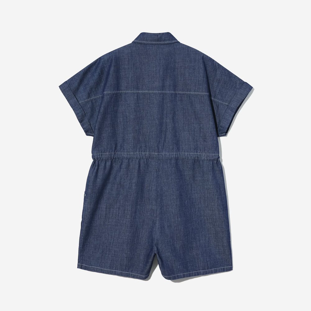 UCLA UCLA Denim Short Sleeve Jumpsuit