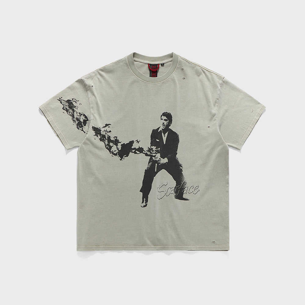 UNAFFECTED SCARFACE CLIMAX T-SHIRT / L.SAGE