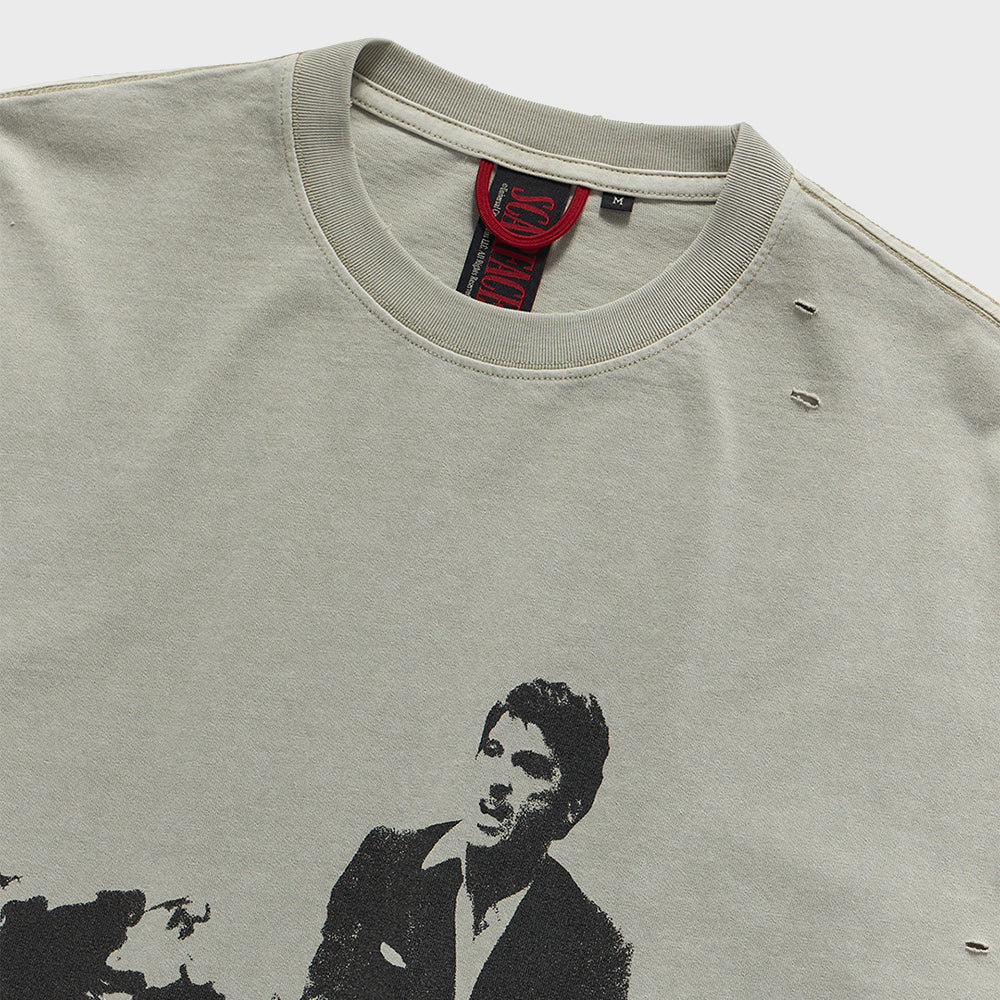 UNAFFECTED SCARFACE CLIMAX T-SHIRT / L.SAGE