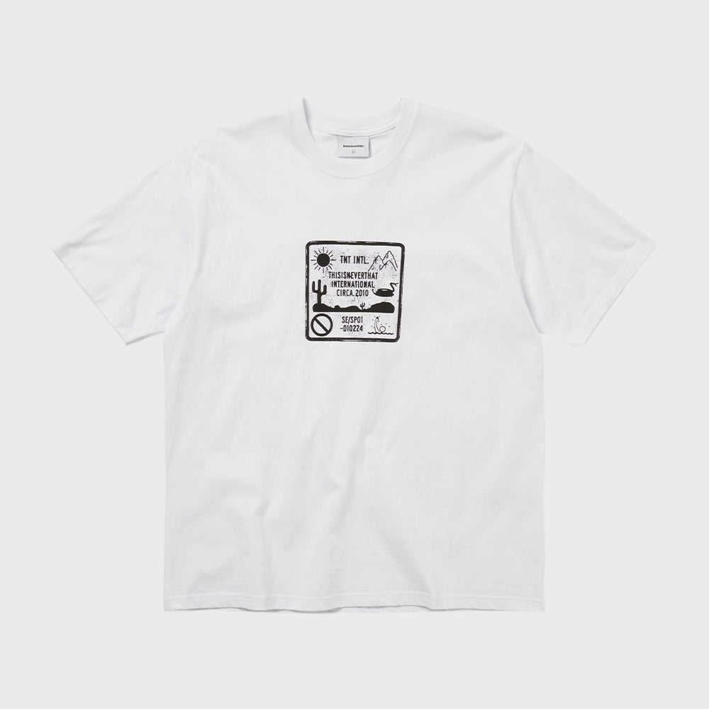 thisisneverthat Caution Sign Tee White