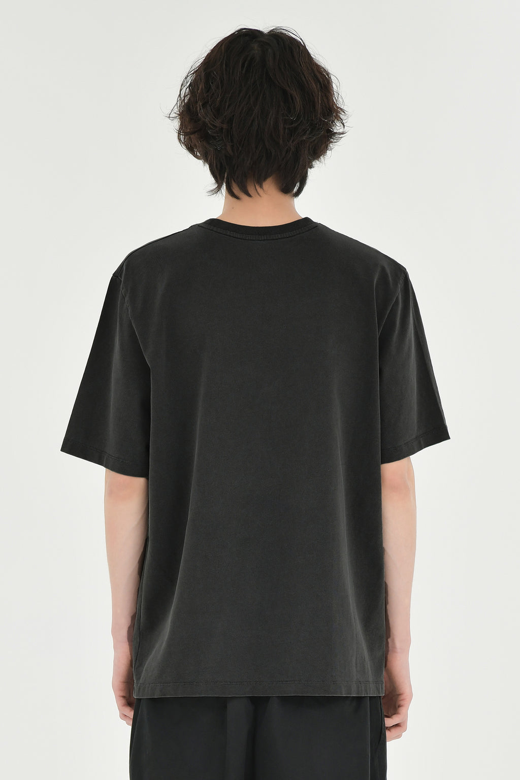 BROWNYARD Washed T Shirt, Washed Black