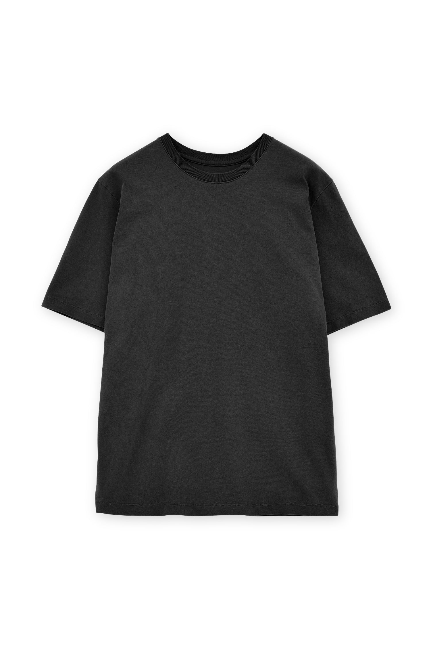 BROWNYARD Washed T Shirt, Washed Black