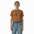 TEKET Drying Stripe Tee Brown