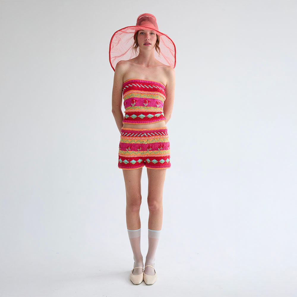 TACH CLOTHING (W) Ariarne Hand Knitted Top (MULTI)