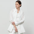 NOTIA OVER FIT DOUBLE TAP SHIRTS - WHITE