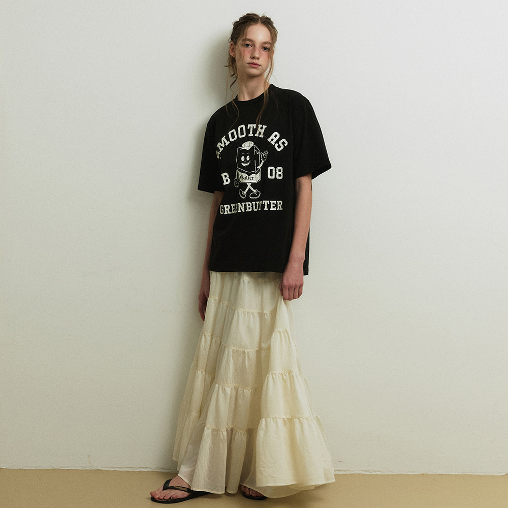 GREENBUTTER Butter Character Tee (Black)