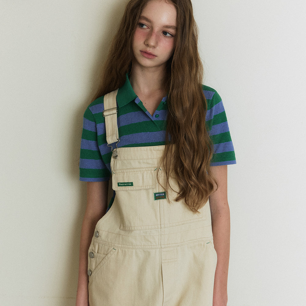 GREENBUTTER GREENBUTTER Jumpsuit Denim Overall Shorts