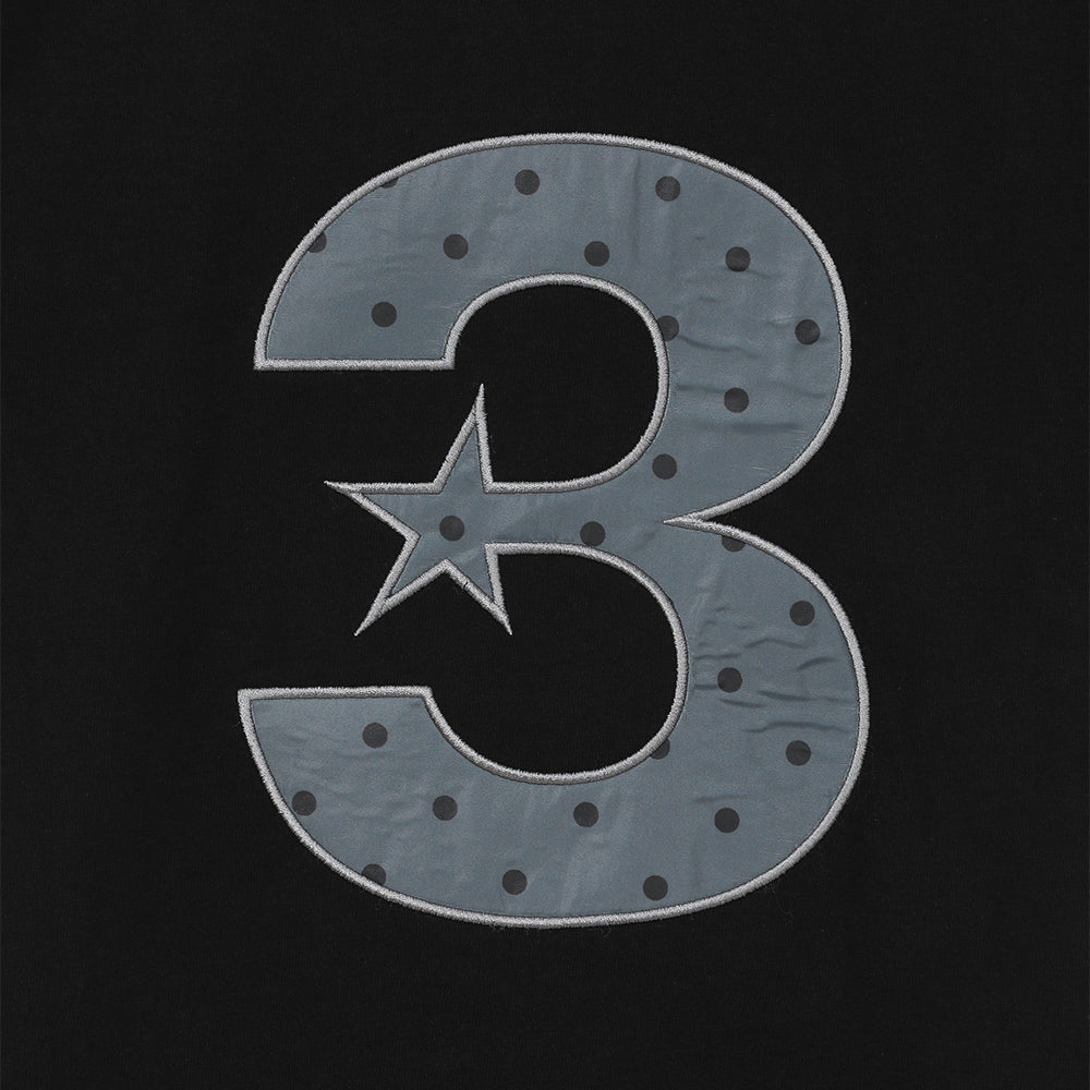 bauf 3 logo dot slim fit t-shirt [black]