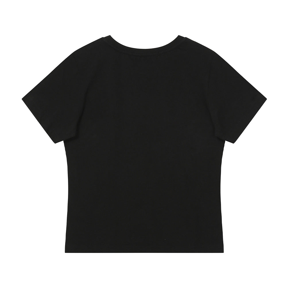 bauf 3 logo dot slim fit t-shirt [black]