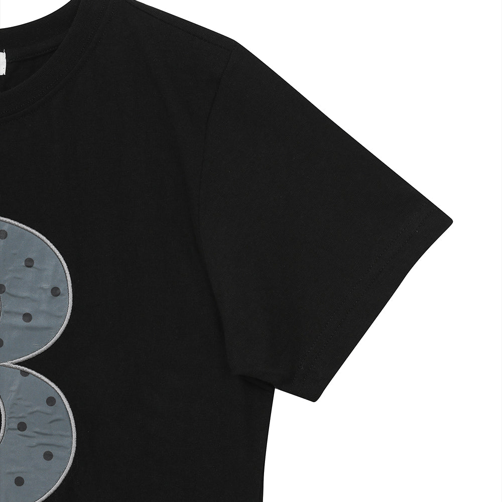 bauf 3 logo dot slim fit t-shirt [black]