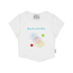 RuNaKiHu WXT033 Lollipop Uncropped Short Sleeve T-Shirt (WHITE)