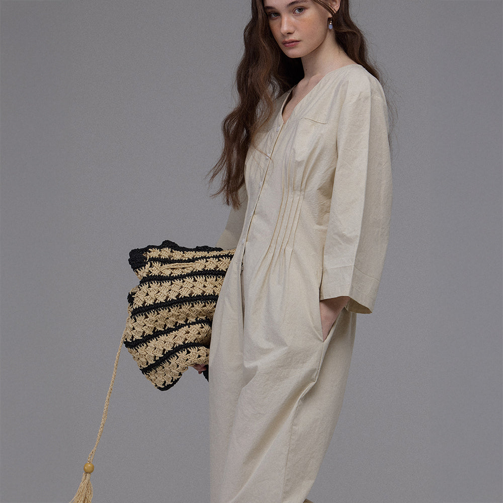 THE MILUI THE MILUI Jumpsuit Light Beige