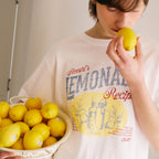 HEEARI Lemonade Recipe Oversized T-Shirt