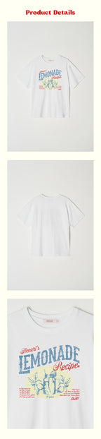 HEEARI Lemonade Recipe Oversized T-Shirt