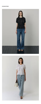 PORETTO [3rd] Tottie shirring Blouse