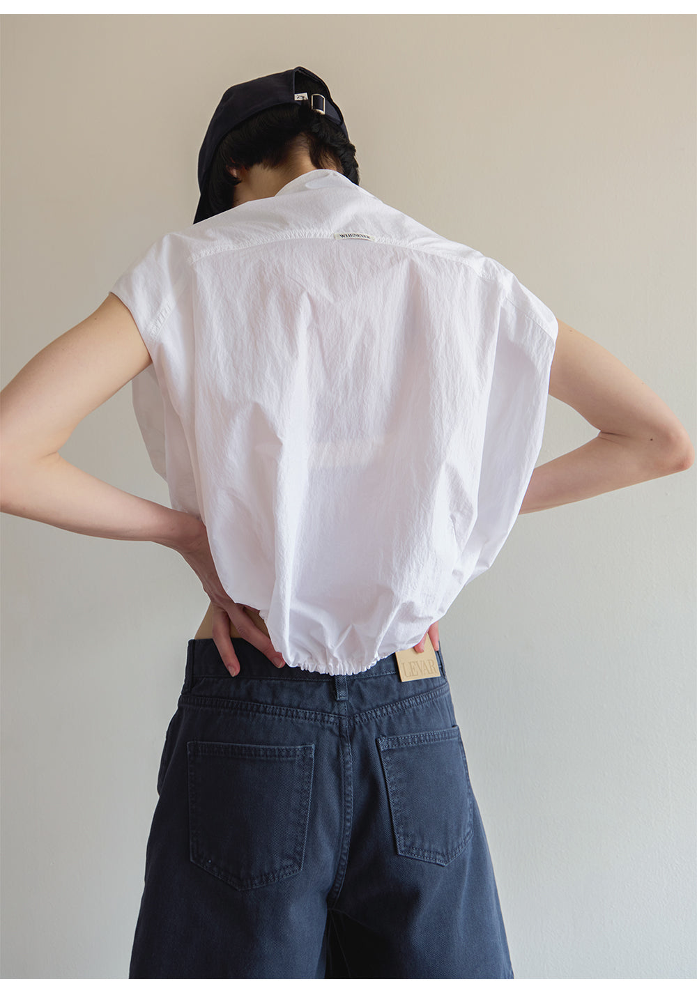 LEVAR LEVAR Classic Staple Denim Shorts - Stone Navy