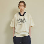 WEDNESDAYOASIS W/Signature Nylon Raglan T-shirt _Ivory