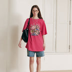 DEWEDEWE Overfit cow top_red