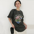 DEWEDEWE [Lee Sian wearing] Overfit cow top_gray