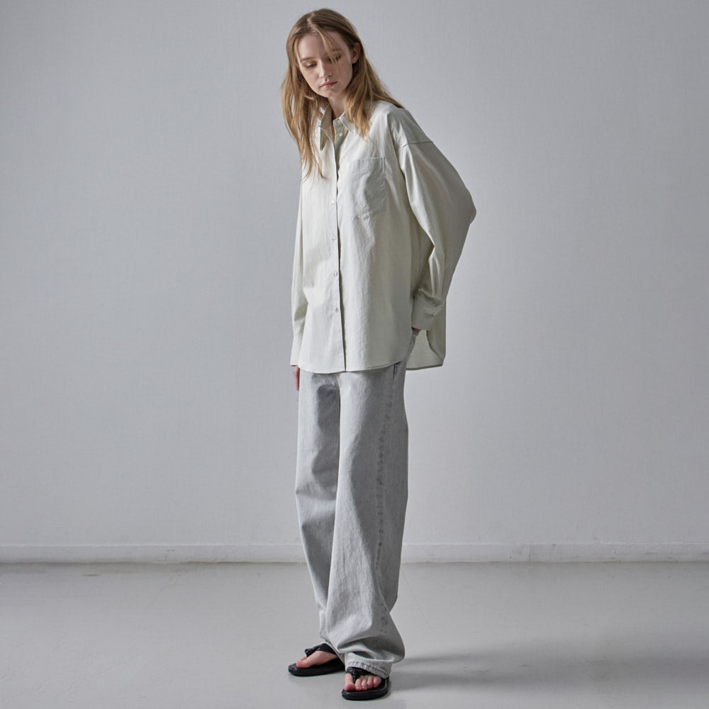 FACADE PATTERN Boy fit breeze shirt_sage