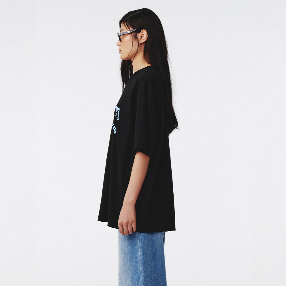 KIJUN Pegasus Oversized Tee UNISEX Black