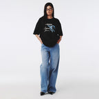 KIJUN Pegasus Oversized Tee UNISEX Black