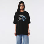 KIJUN Pegasus Oversized Tee UNISEX Black