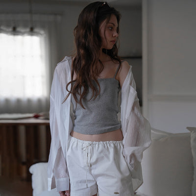 Summer Sheer Shirt [White]