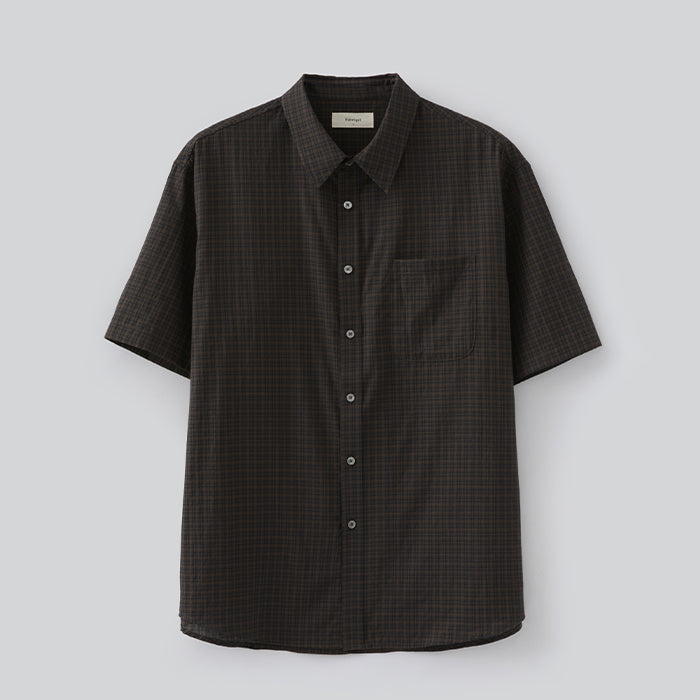 Fabregat Norman Check Half Shirt (Black/Brown)