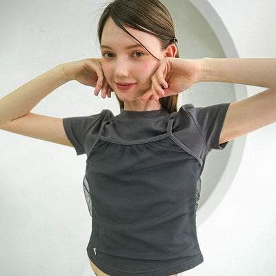 Tinker Bell Short Sleeve CHARCOAL