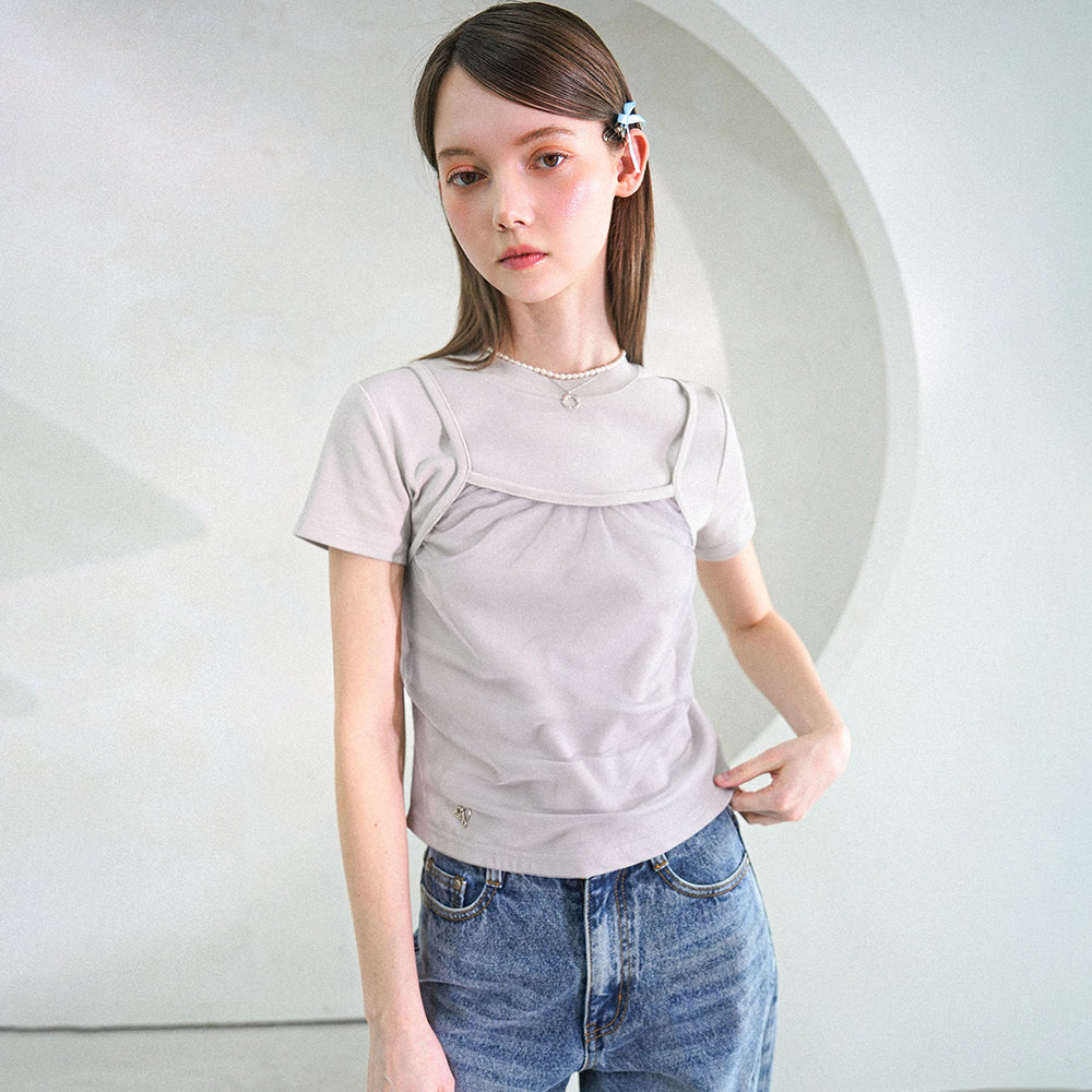 VIVACIOUS Tinker Bell Short Sleeve CHARCOAL