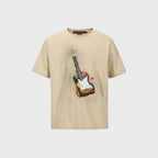 ADSB ANDERSSON BELL UNISEX GUITAR T-SHIRT atb1250u(BEIGE)