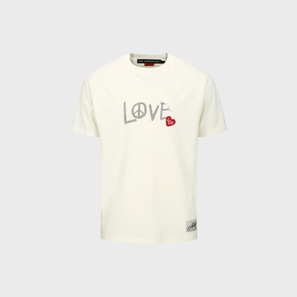 ADSB ANDERSSON BELL UNISEX LOVE T-SHIRT atb1252u(ECRU)